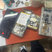 Devices in for repair on our workbench